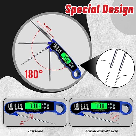 Stocking Stuffers for Men Women Adults: Meat Thermometer Digital, Instant Read - Image 6