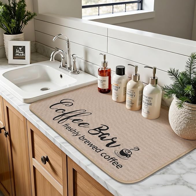 Findosom Dish Drying Mat, Cuttable Drying Mat - Image 8