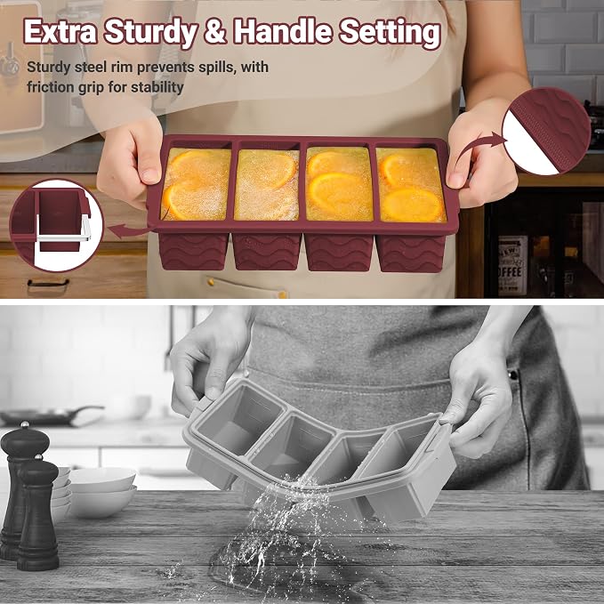 Doasuwish Silicone Freezer Tray - Image 4