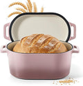 Dutch Oven for Bread Baking, 3.4 QT Bread Dutch Oven for Sourdough, Enamelled by Unknown