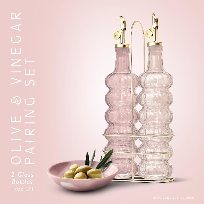 COOK WITH COLOR Glass Olive Oil Bottle Dispenser - Image 2