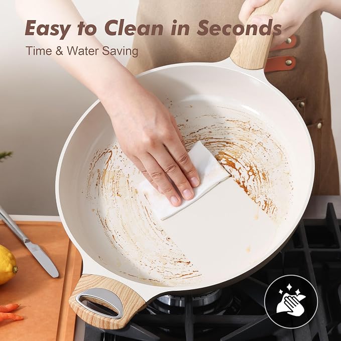 SENSARTE Ceramic Nonstick Frying Pan Skillet - Image 6
