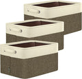 BALEINE 3 Pack Fabric Closet Storage Bins by BALEINE