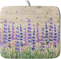Lavender Floral Dish Drying Mat 16x18 inch Spring Summer Flower Decorative Fast by Giwawa