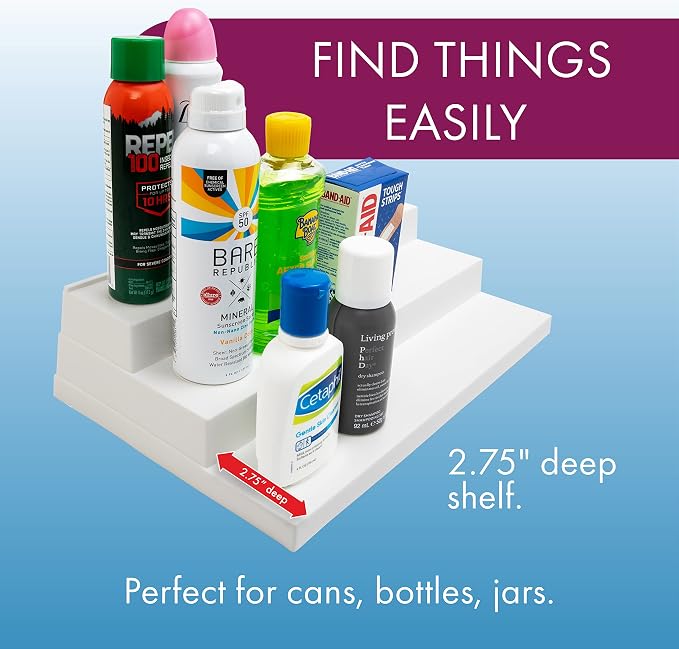 Dial Industries Adjustable 3 Tier Expandable Shelf Spice and Seasoning Jars - Image 4