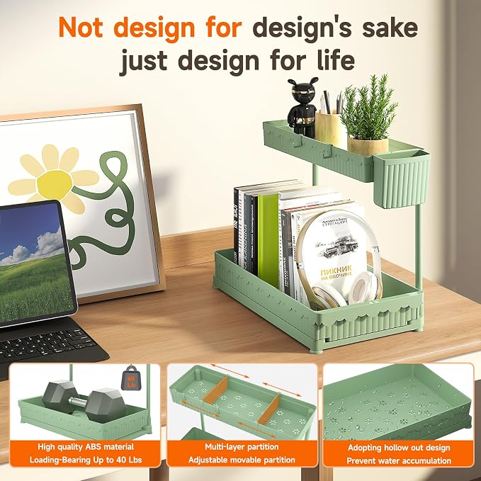 Sevenblue 3 Pack Multi-Purpose Under Sink Organizers and Storage, 2026 L-Shaped - Image 5