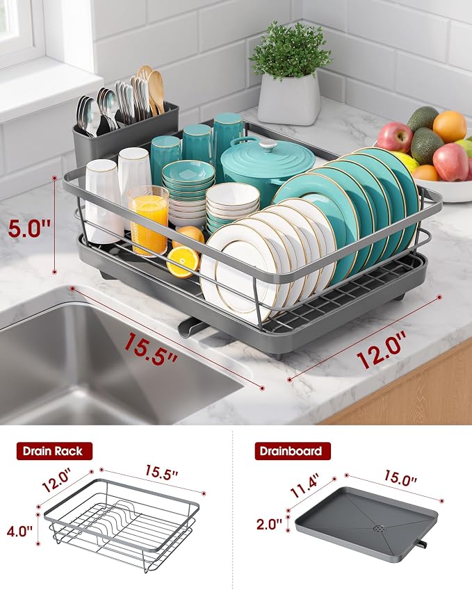 Sakugi Stainless Steel Dish Drying Rack - Image 3