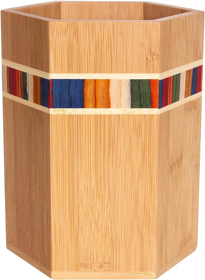 Totally Bamboo Baltique Marrakesh Collection Kitchen Utensil Holder, Large by TotallyBamboo