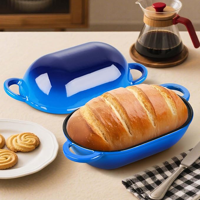 Homikit Enameled Cast Iron Dutch Oven - Image 4