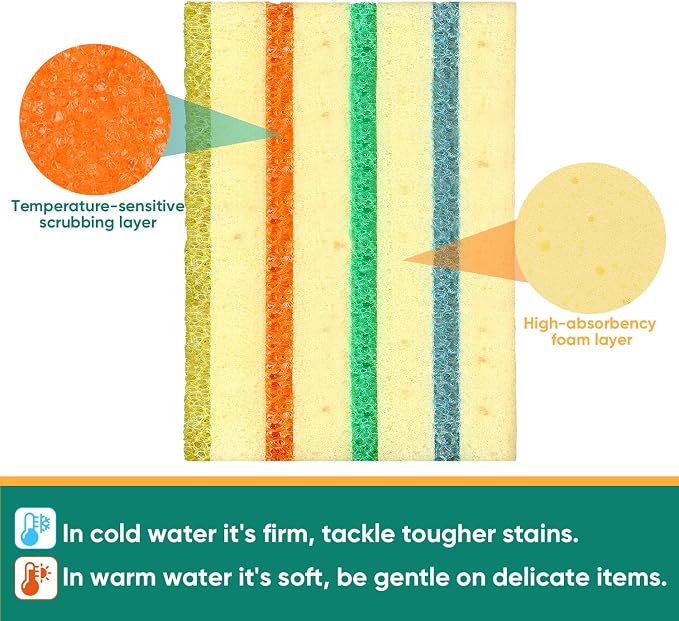 LAUNDRYLUX 6 Pack Scrub Sponge - Image 2