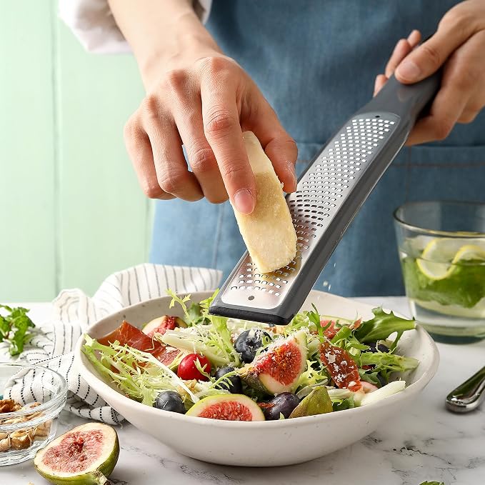 Spring Chef Premium Gray Lemon Zester Grater - Image 8