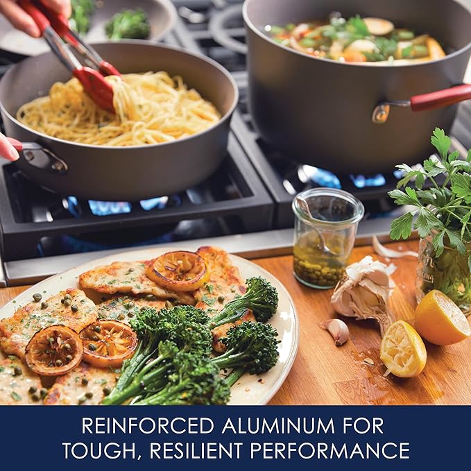 Rachael Ray - 87630 Rachael Ray Cucina Hard Anodized Nonstick Cookware Pots and - Image 4
