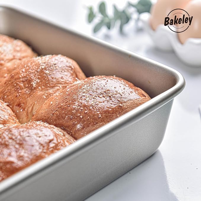 9 x 13 Inch Nonstick Rectangle Cake Pan, Deep Dish Loaf Pan - Image 7