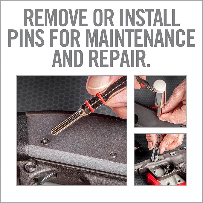 Real Avid Roll Pin Punch Set & Hammer + Non-Slip Magnetic Bench Block | 10 - Image 4