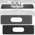 Tioncy 2 Pcs Faucet Mat Sink Splash Guard Oval-hole Oval Splash Pad by Tioncy