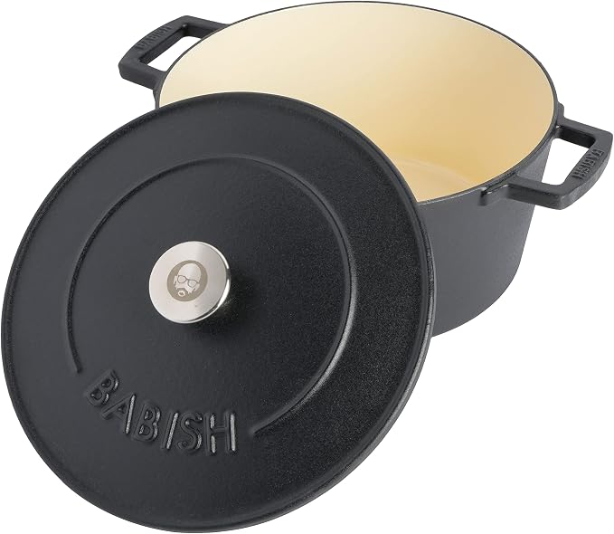 Babish 6-Quart Round Enameled Cast Iron Dutch Oven by Babish