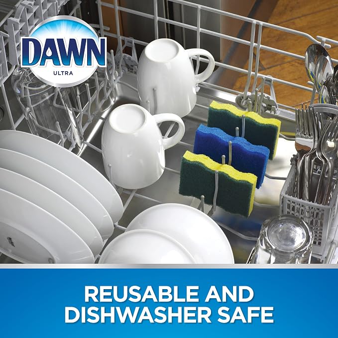 Dawn Non-Scratch Scrubber Sponges - Image 6