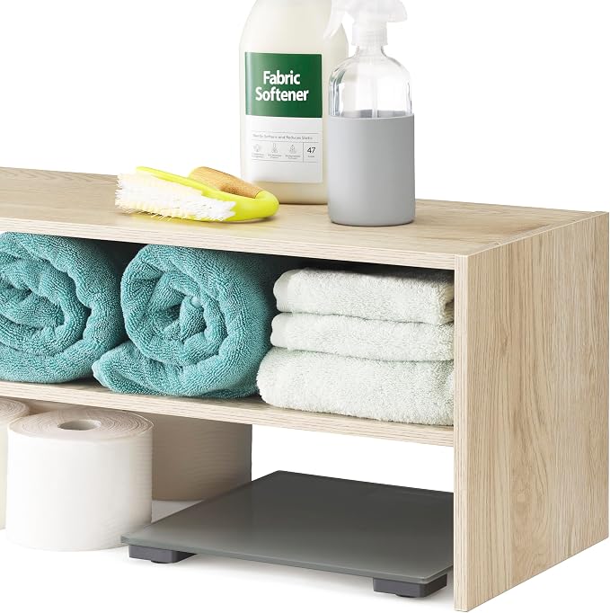 Whitmor Wood Stackable 2-Shelf Shoe Rack, 24 inches - Image 4