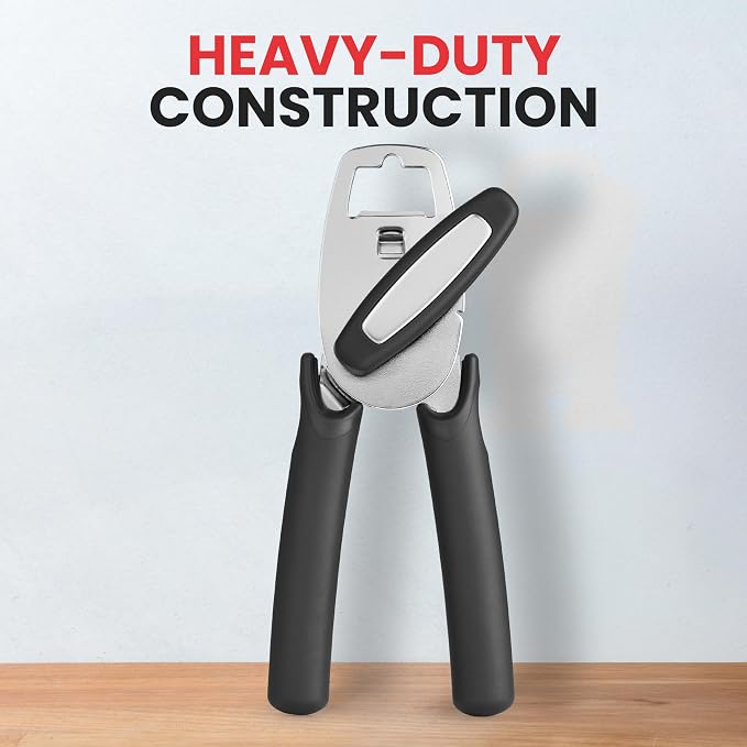 Zulay Kitchen Heavy Duty Stainless Steel Manual Can Opener – Ergonomic Soft - Image 2