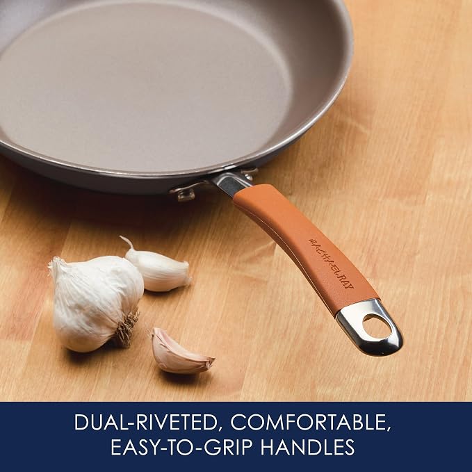 Rachael Ray Cucina Dishwasher Safe Hard Anodized Nonstick Cookware Pots and - Image 5