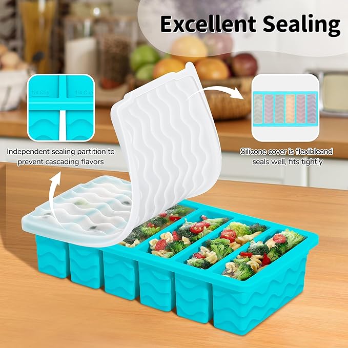 2-Pack Silicone Freezer Trays - Image 4