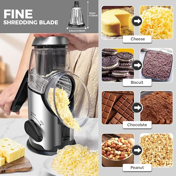 Airpro Rotary Cheese Grater - Image 3