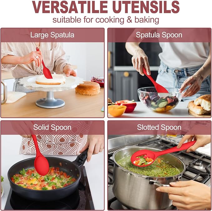 TeamFar Kitchen Utensils, Non-Stick Kitchen Gadgets - Image 6