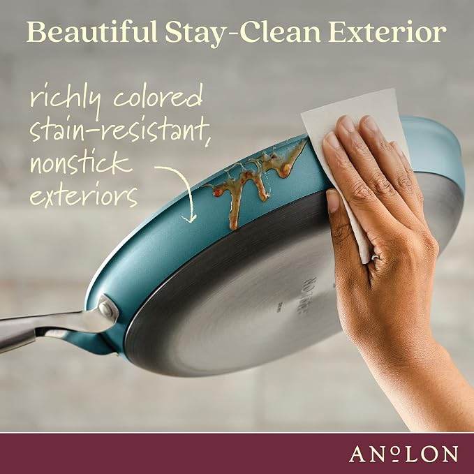 Anolon Achieve Hard Anodized Nonstick Frying Pan/Skillet, 12 Inch - Image 6
