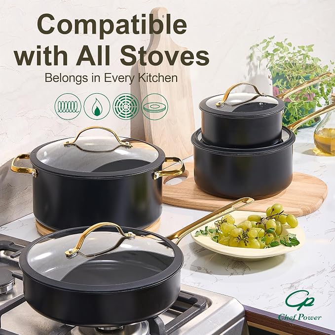 Chef Power Ceramic Cookware Sets, Cookware Set - Image 5