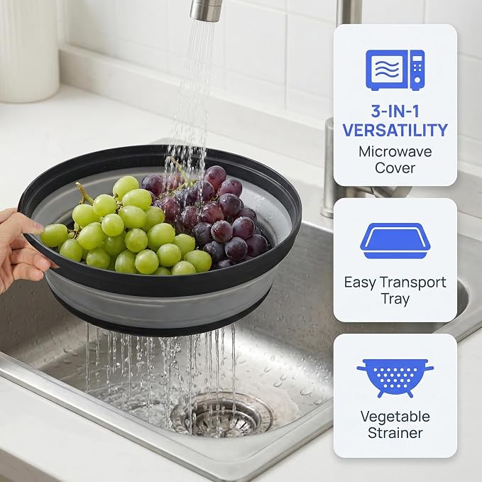 Microwave Food Cover With Handle - Image 3