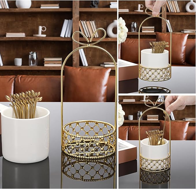 ELLDOO Coffee Spoon Set, Creative Flatware Set - Image 5