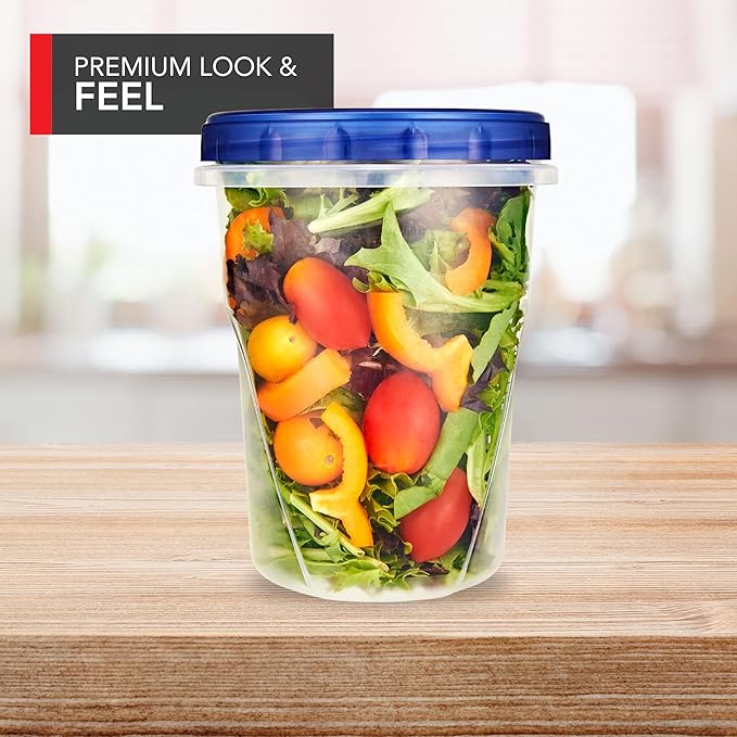 Stock Your Home 32oz Plastic Containers - Image 3