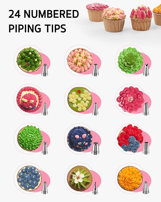 Syntus 65 PCs Cake Decorating Kit - Image 5