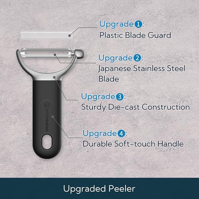 KITCHENDAO Swivel Vegetable Potato Peeler - Image 2