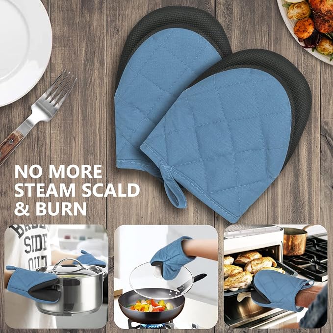 1 Pair Short Oven Mitts - Image 7