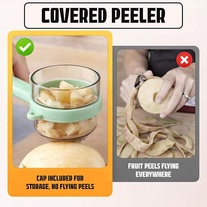 3-Pack Swivel Vegetable Peeler + Fruit Peeler - Image 3