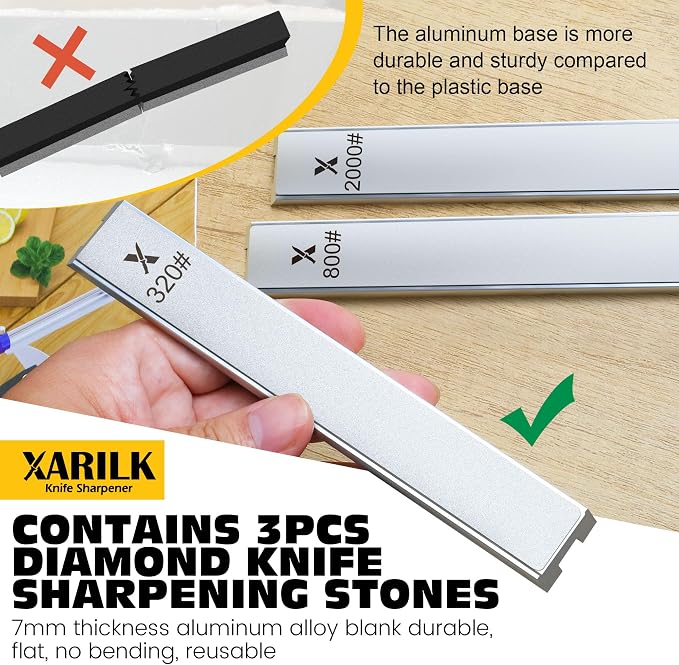 Foldable Portable Knife Sharpening System, Adjustable Knife Sharpener Kit - Image 4