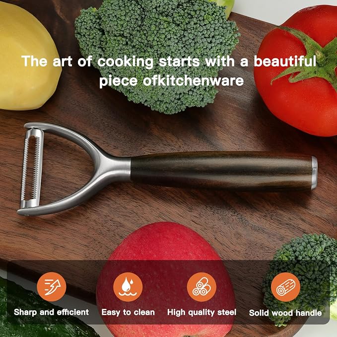 Serrated Blade Premium Y Type 304 Stainless Steel Multifunctional Kitchen - Image 5