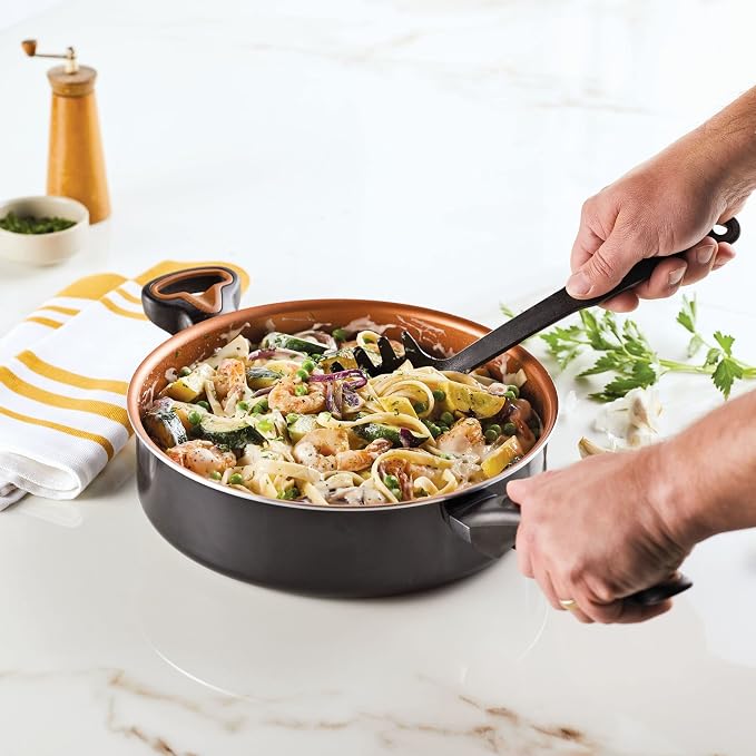 Farberware Glide Ceramic Nonstick Saute Pan / Frying Pan / Fry Pan - Image 11