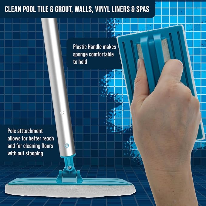 U.S. Pool Supply Hand-Held and Pool Pole Attachment Scrub Brushes - Image 5