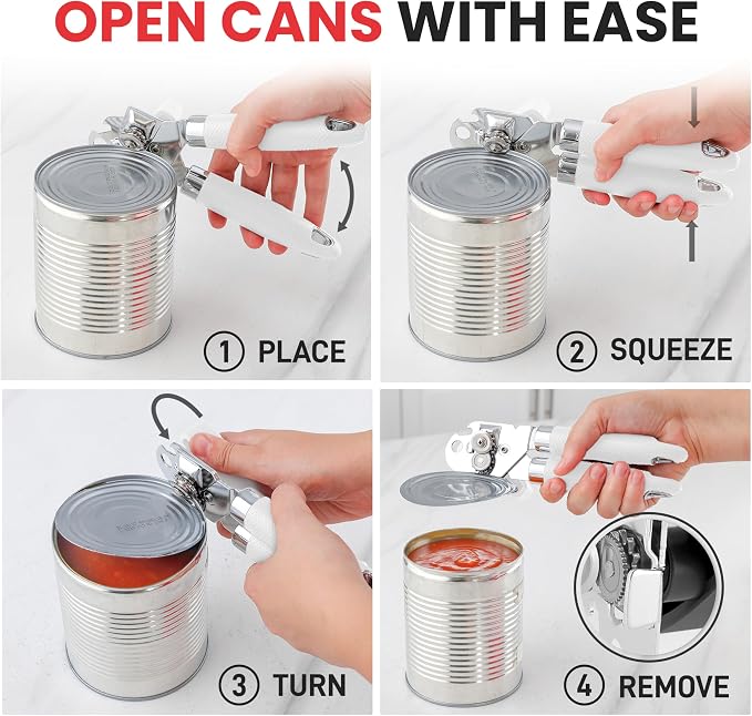 Zulay Kitchen Heavy Duty Stainless Steel Can Opener Manual - Image 6