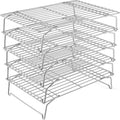 P&P CHEF Cooling Rack, 5-Tier Stainless Steel Stackable Baking Cooking Racks by PPCHEF