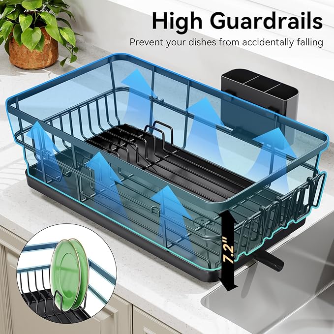TOOLF Dish Drying Rack, Dish Racks - Image 2