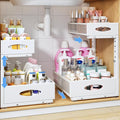 Under Sink Organizer, 2 Tier Pull Out Under Cabinet Organizer Shelf by PXRACK