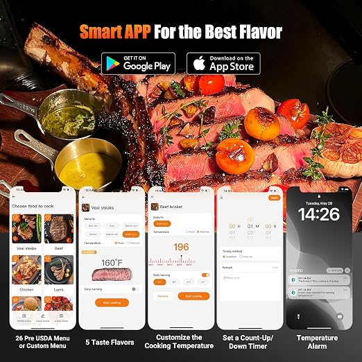 4-Probe WiFi Wireless Meat Thermometer - Image 5