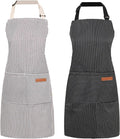 2 Pack Cooking Aprons Adjustable Bib Apron by Unknown