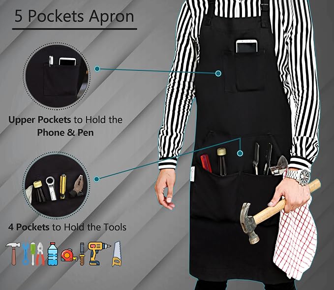RUVANTI Work Aprons for Men/Women - Image 2