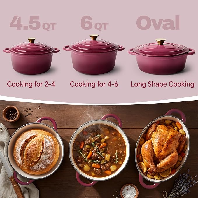 Vintage Style 4.5 Quart Dutch Oven Pot - Image 3
