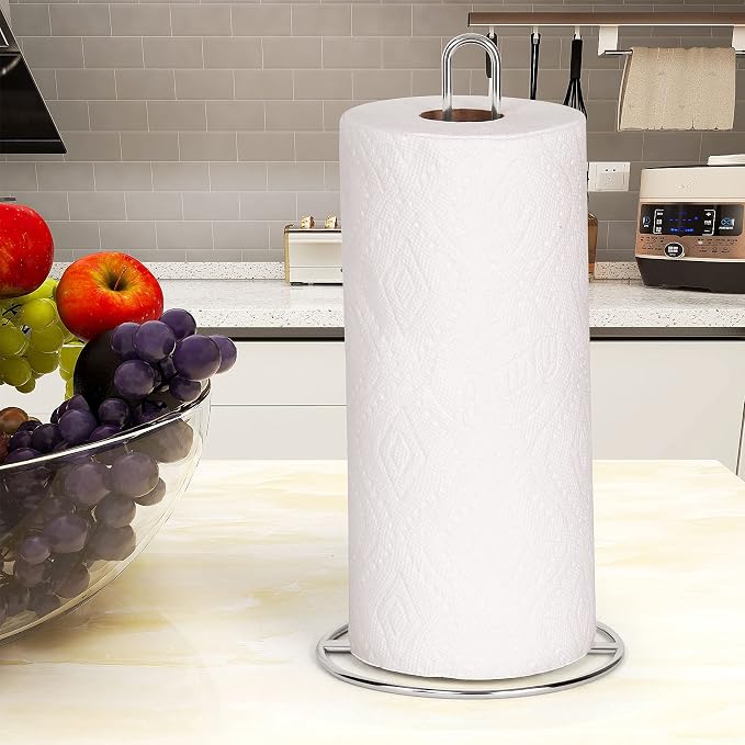Paper Towel Holder Countertop, Kitchen Paper Towel Stand Holder - Image 3
