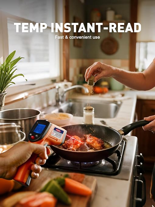 SMART JERRY - Infrared Thermometer Gun | Non-Contact Digital Temperature Gun - Image 5